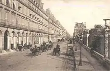 Rue de Rivoli – Aquarell (um 1900)