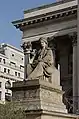 La Justice Consulaire, Skulptur vor dem Palais Brongniart von Francisque Duret aus dem Jahre 1900