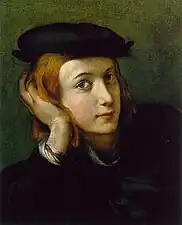 Parmigianino: Ein junger Mann, 1520er Jahre (Louvre, Paris)