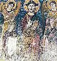 Jüngstes Gericht, Christus mit zwei Engeln und Heiligen (9. Jh.)