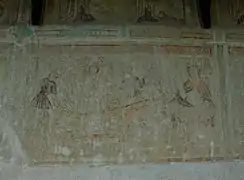 Fresko an der Südwand