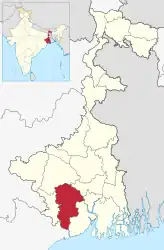 Lagekarte des Distrikts