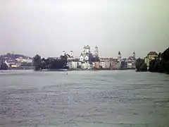 Dreiflüsse-Eck in Passau
