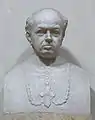 Passau Dom: Grabdenkmal mit Büste des deutschen, katholischen Bischofs von Passau (von 1906 bis 1936), Freiherr Sigismund Felix von Ow-Felldorf