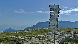 Der 
Passo Grosté mit Blickrichtung Nordosten in das Val Flavona