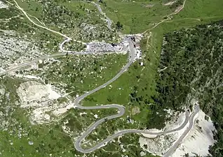 Passhöhe, Blick vom Hexenstein aus