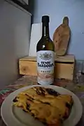 Fougasse mit schwarzen Oliven
