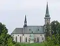 Kirche in ehemaligen Pobiedr