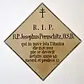 Gedenktafel im Kreuzgang des Klosters Scheyern
