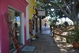 Typische Einkaufsstraße in San José