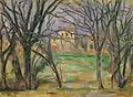 Paul Cézanne:Arbres et maisons