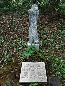 Paul Camenisch-Hörler (1893–1970) Architekt, Zeichner Maler. Mitbegründer der Künstlergruppe Rot-Blau, sowie der Basler Gruppe 33. Grab auf dem Friedhof am Hörnli, Riehen