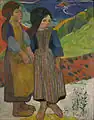 Paul Gauguin: Kleine Bretoninnen am Meer(heute Tokio)