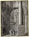 Phantastisches Kircheninterieur, c. 1630