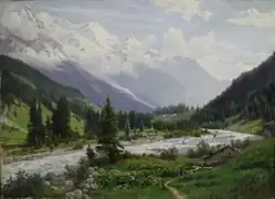 Das Tal bei La Joux