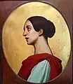 Pauline Viardot-García, Gemälde von A. Scheffer für sein Orgelgehäuse. (1851)