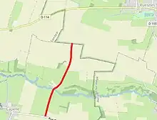 Streckenabschnitt Pavé de Capelle-sur-Écaillon à Ruesnes