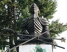 Büste Pál Kinizsi in Şibot Alba