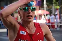 Pavel Schrom – nach drei Verwarnungen disqualifiziert