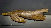 Löwenfigur mit Säge- und Polierspuren (Replik)