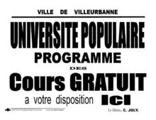 Poster mit Text