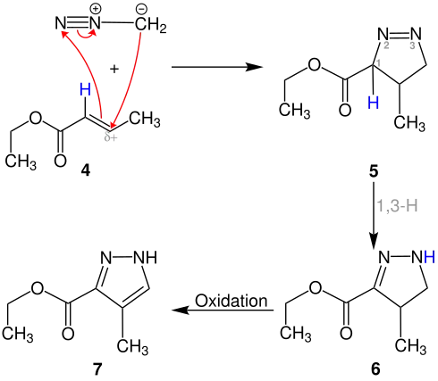 Pechmann-Pyrazol-Synthese am Beispiel eines Esters