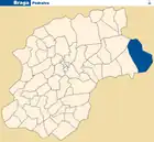 Lagekarte für Pedralva