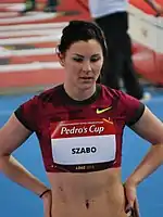 Barbara Szabó erreichte mit ihren 1,85 m bei einem Fehlversuch nicht das Finale