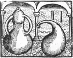 Rechts: Storchen­schnabel. Links: Pelikan. 1500