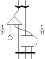 ξ
          
            a
          
        
        
        
          λ
          
            a
            b
            [
            c
          
          
            (
            d
          
        
        
        
          D
          
            f
            g
            ]
          
          
            e
            )
            b
          
        
      
    
    {\displaystyle \xi ^{a}\,\lambda _{ab[c}^{(d}\,D_{fg]}^{e)b}}
  
(mit 
  
    
      
        
          

          
          
            
              
                1
                
                  2
                  !
                
              
            
            ⋅
            
              
                1
                
                  3
                  !
                
              
            
            =
            
              
                1
                12
              
            
          
        
      
    
    {\displaystyle {}_{{\frac {1}{2!}}\cdot {\frac {1}{3!}}={\frac {1}{12}}}}
  
)