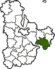 Rajon Perejaslaw-Chmelnyzkyj in der Ukraine