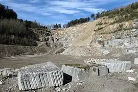 Granitsteinbruch Trommelberg
