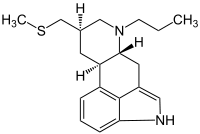 Strukturformel von Pergolid