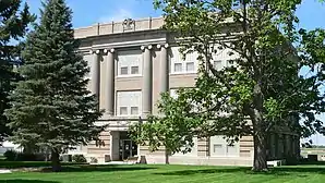 Perkins County Courthouse, gelistet im NRHP Nr. 90000969