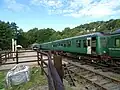 Der neue befestigte Bahnsteig in Nantmawr (Sep. 2018)