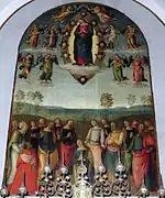 Assunta von Perugino, 1506, Seripandi-Kapelle der Kathedrale von Neapel