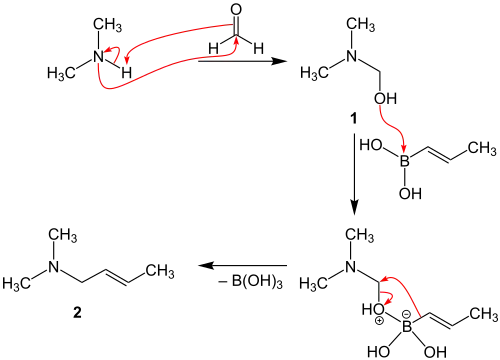Reaktionsmechanismus der Petasis-Reaktion