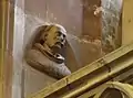 Eigene Büste in der Triforiumgalerie des Prager Doms