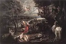 Allegorisches Bild Peter Paul Rubens auf den Friedensschluss von 1630
