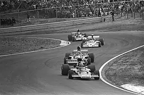 GP der Niederlande (1973) mit Stewart auf Pos.2 und Cévert auf Pos.4