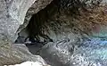 Blick in die Goldschmidthöhle, die um 1854 vermeintlich als Versteck eines Geldfälschers diente