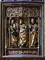 Schrein des Nothelferaltars der Pfarrkirche Pfarrwerfen, um 1520