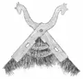 Gezeichneter Giebelschmuck (1901)