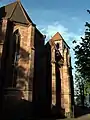 Nordkapelle sog. Margarethenkapelle mit Figurenschmuck u. a. Lamm