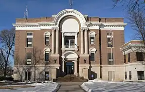 Phelps County Courthouse, gelistet im NRHP Nr. 89002242