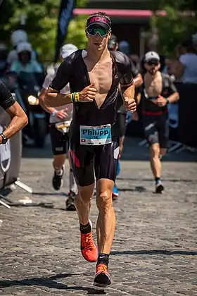 Philipp Koutny beim Ironman Germany (IronmanEuropean Championships) in Frankfurt am Main 2019