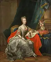 Philippine von Hessen-Kassel, Gemälde von Johann Heinrich Tischbein d.Ä, 1773
