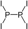 Struktur von Phosphor(II)-iodid