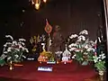 Statue eines hoch verehrten Mönchs im Wat Chalong