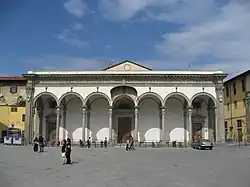 Ansicht von der Piazza SS. Annunziata